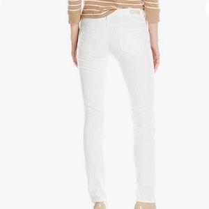 AG Adriano Goldschmied Stilt White Wash Cigarette Leg Skinny Jeans | 24R